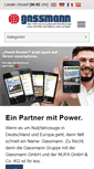 Mobile Screenshot of gassmann-gmbh.com