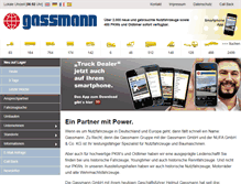 Tablet Screenshot of gassmann-gmbh.com